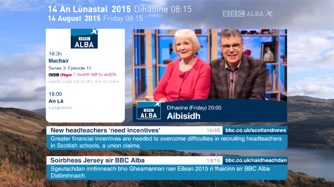 BBC Alba Sustaining Service